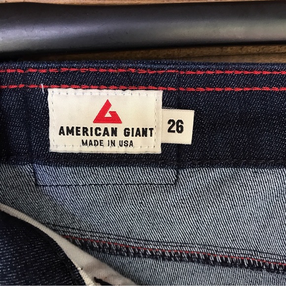 American Giant 218 Skinny Jeans in Mountain Wash Size 26 - Picture 9 of 12